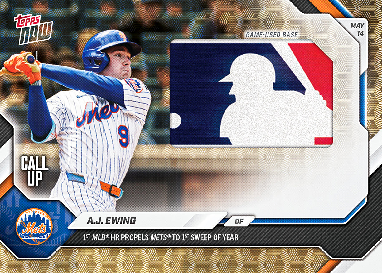 Alternative view of A.J. Ewing - 2026 MLB Topps NOW - Card 202 - PR: 2686