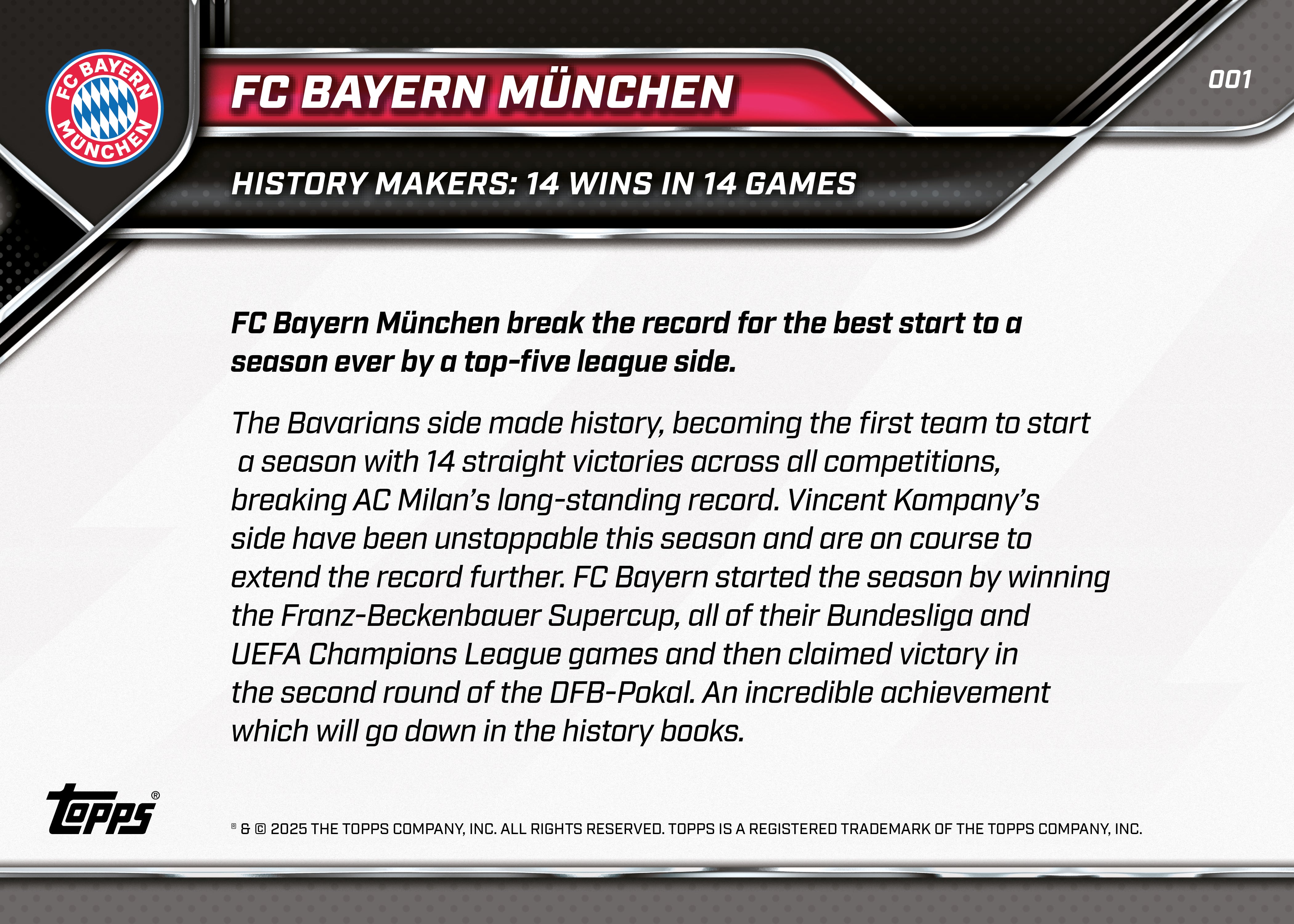 FC Bayern München - 2024-25 FC Bayern München Topps NOW - Card 1 - PR: 679 - Image 7