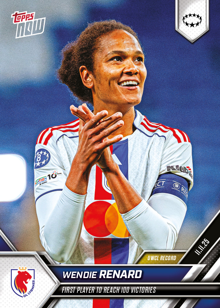 Wendie Renard - 2025-26 UWCL Topps NOW - Card 5 - PR: 155