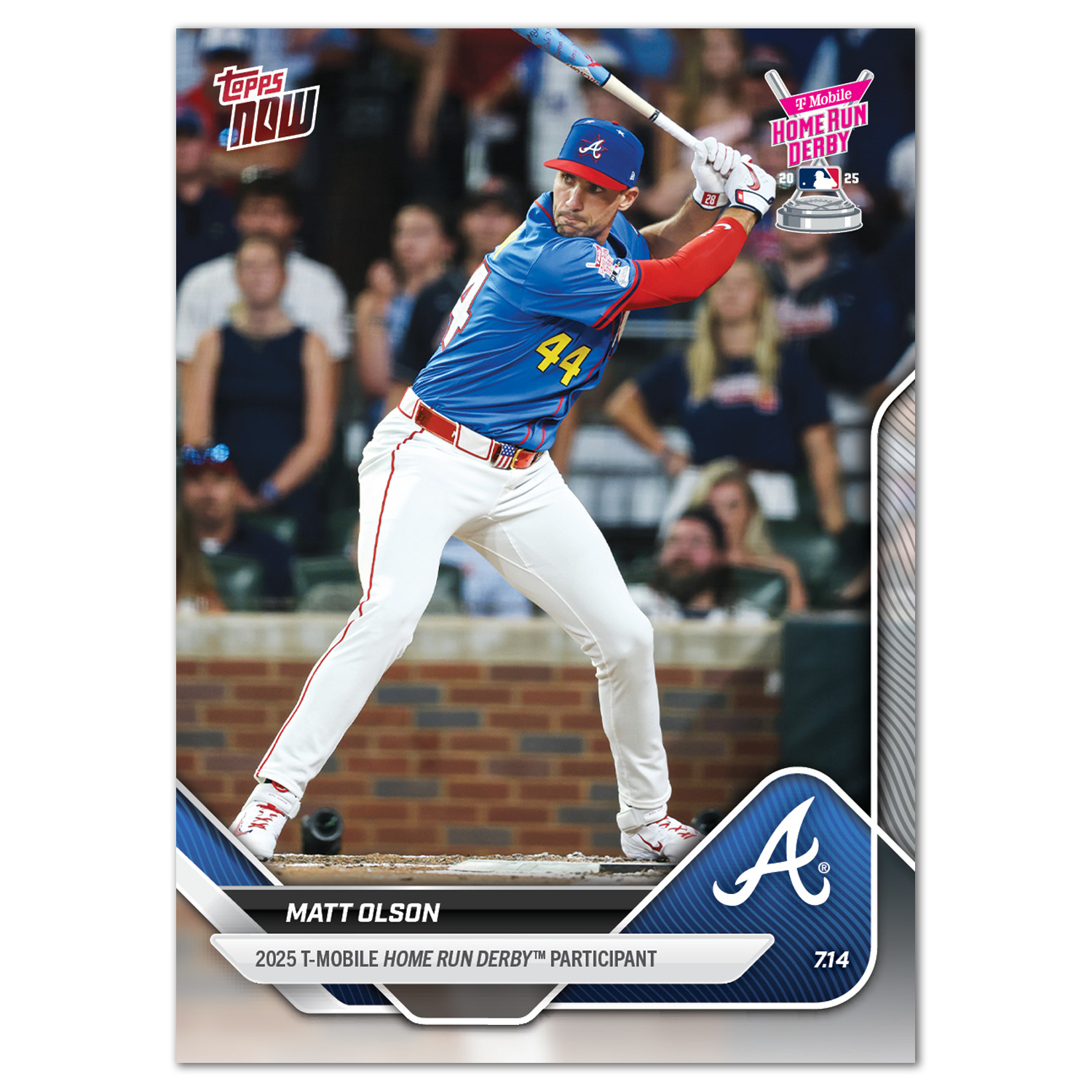 2025 Home Run Derby Set - MLB Topps NOW - 9 Card Set - PR: 3816 - Image 8