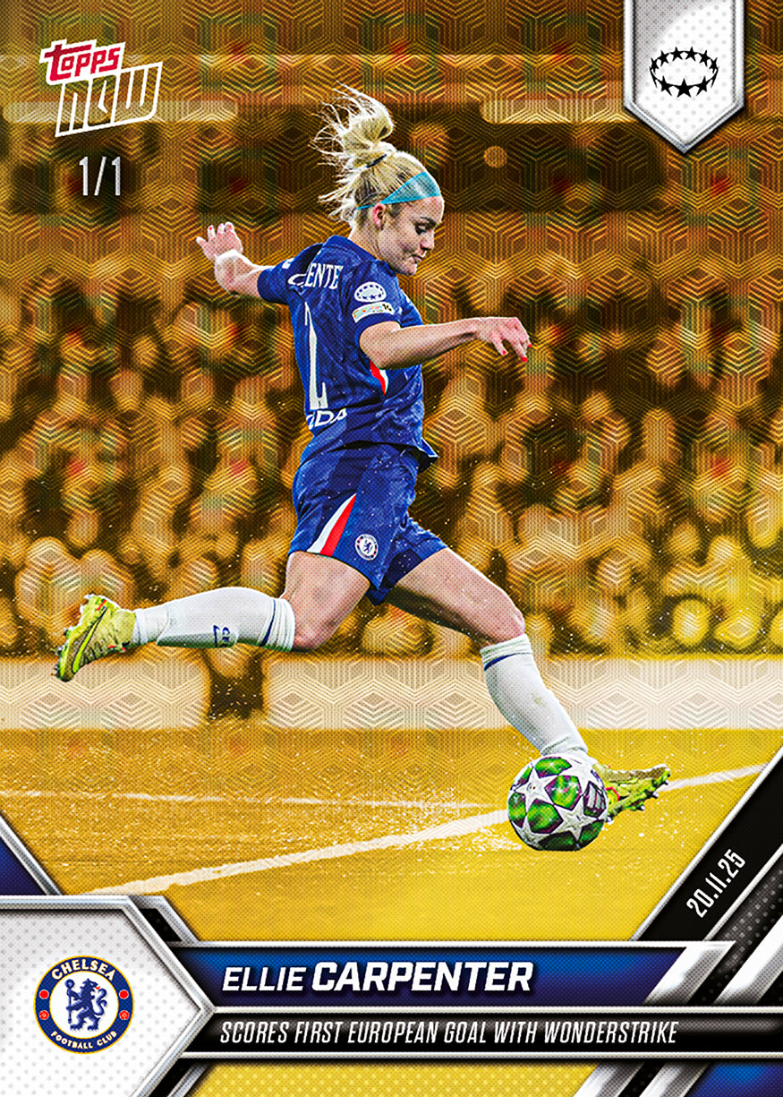 Ellie Carpenter - 2025-26 UWCL Topps NOW - Card 13 - PR: 398 - Image 2