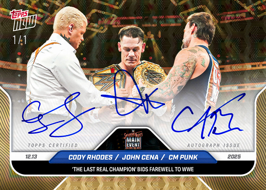 John Cena - 2025 WWE Topps NOW - Card 137 - PR: 40796 - Image 2