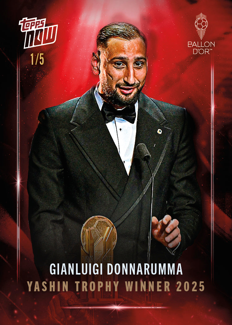 Gianluigi Donnarumma - 2025 Ballon d'Or Topps NOW - Card 5 - LOOK FOR AUTO & RELICS - PR: 739 - Image 8