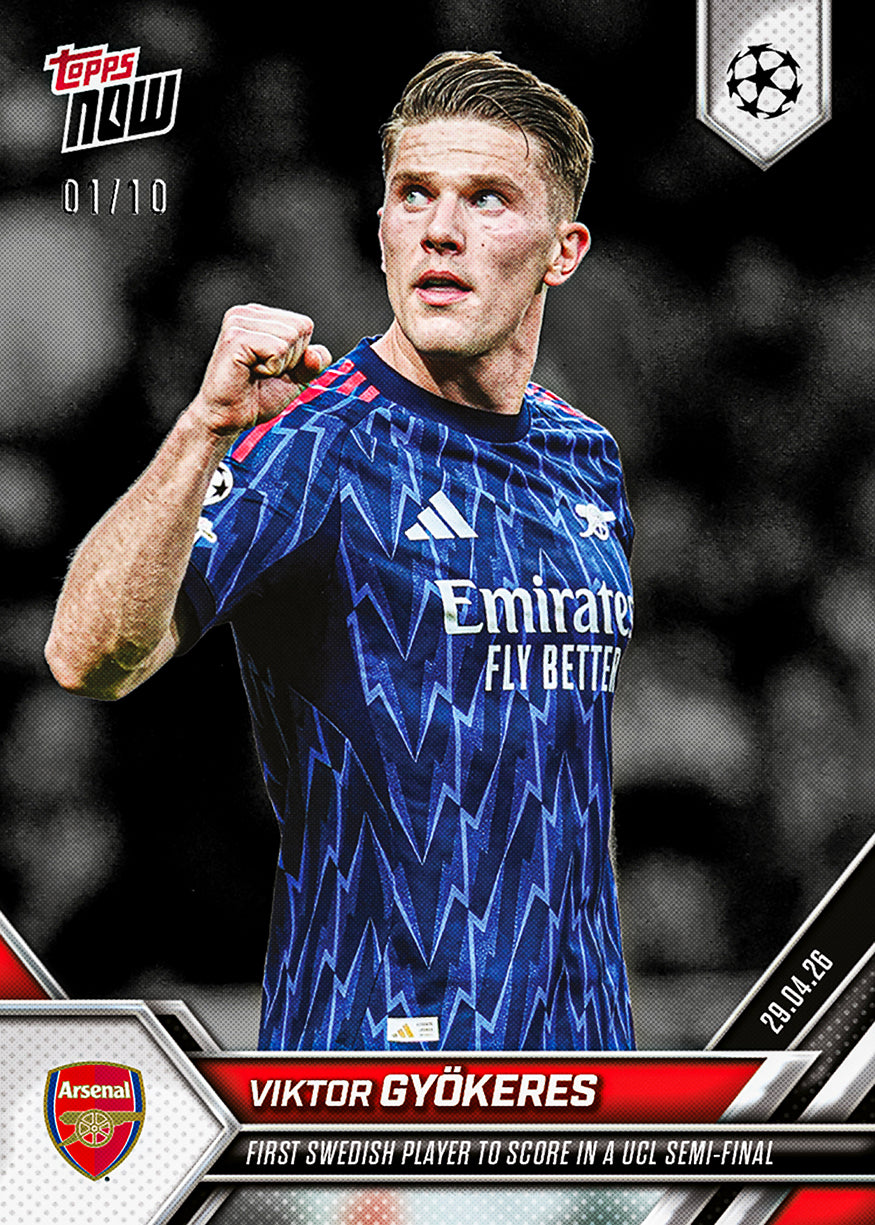 Viktor Gyökeres - 2025-26 UCL Topps NOW - Card 131 - PR: 1070 - Image 4