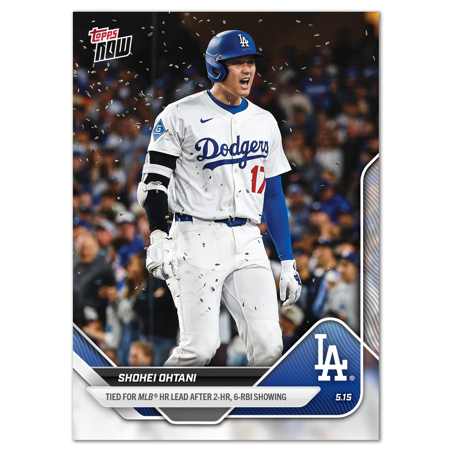 Shohei Ohtani - 2025 MLB Topps NOW - Card 184 - PR: 6193 - Image 2