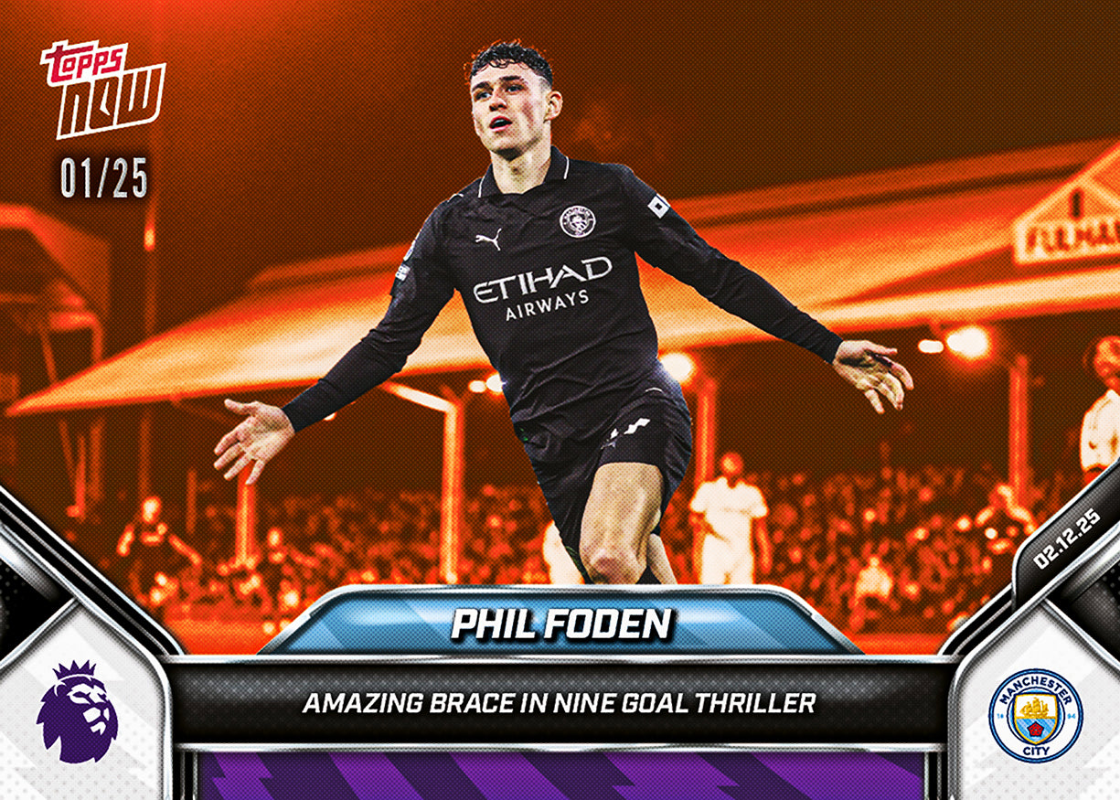 Phil Foden - 2025-26 Premier League Topps NOW - Card 69 - PR: 465 - Image 5