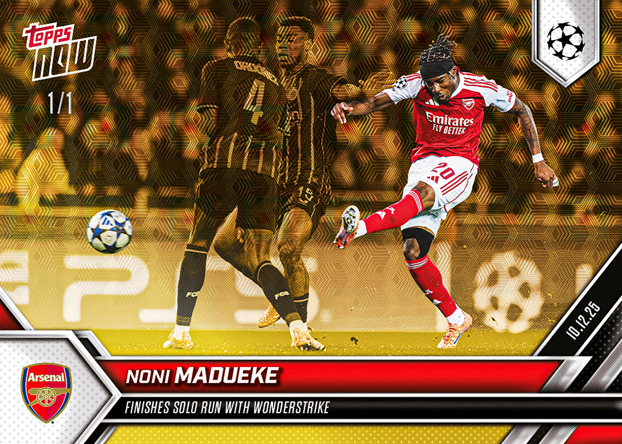 Noni Madueke - 2025-26 UCL Topps NOW - Card 69 - PR: 485 - Image 2