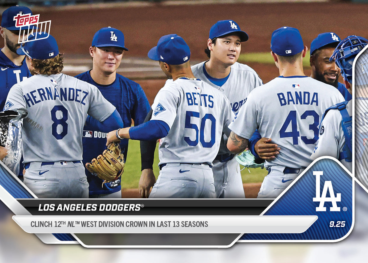 Los Angeles Dodgers - 2025 MLB Topps NOW - Card 770 - PR: 2940