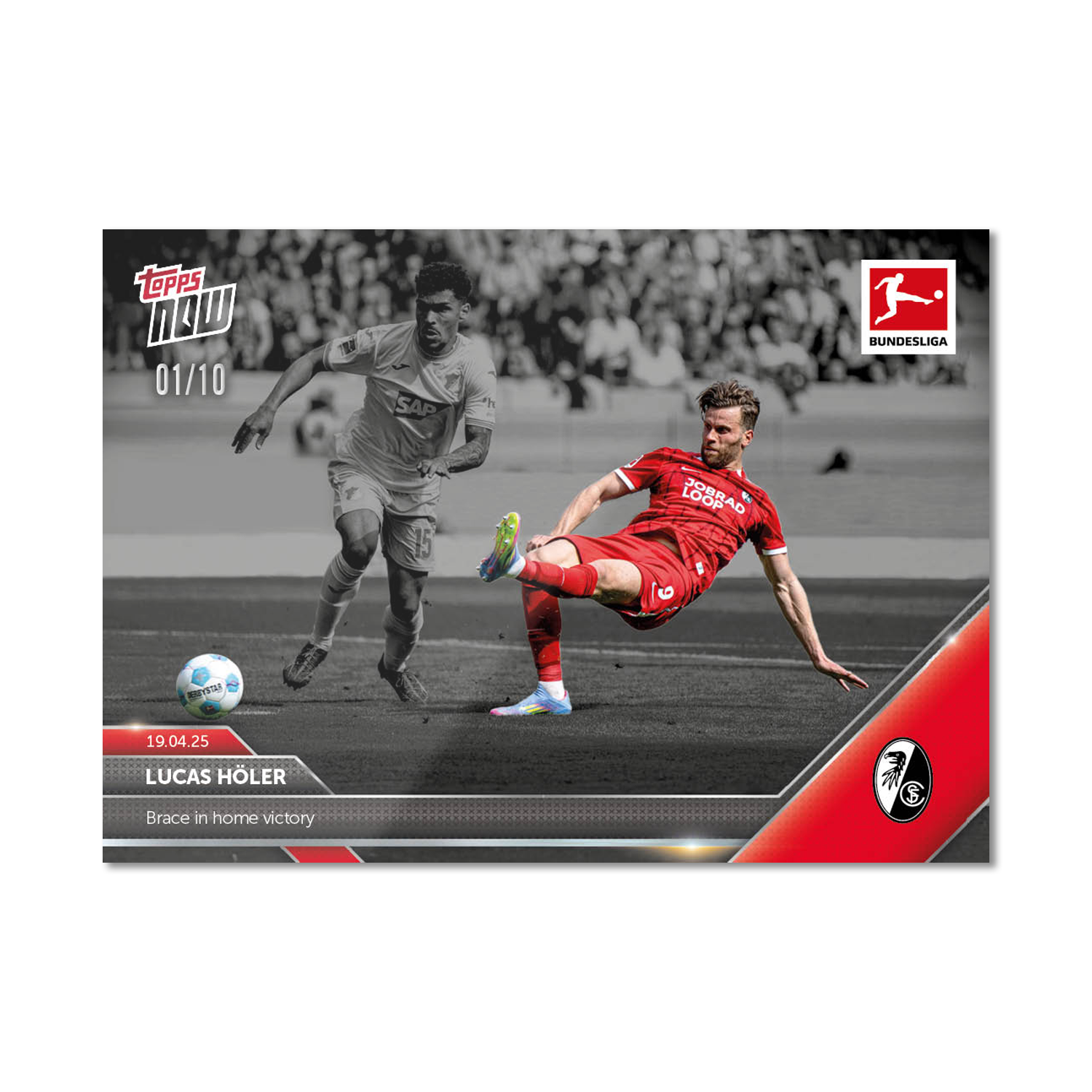 Lucas Höler - 2024-25 Bundesliga Topps NOW Card 168 - PR: 139 - Image 5