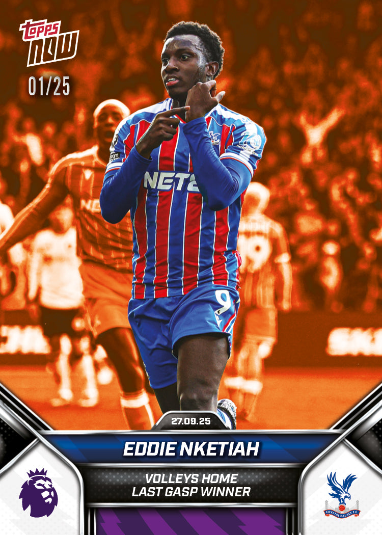 Eddie Nketiah - 2025-26 Premier League Topps NOW - Card 26 - PR: 229 - Image 5