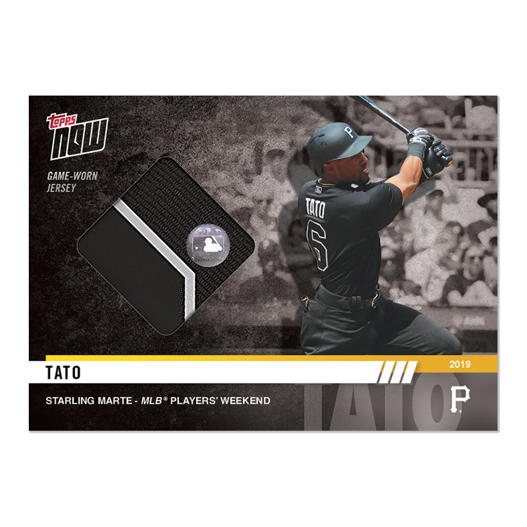 2019 Pittsburgh Pirates TOPPS NOW Players Weekend 6-Card Team Set + Relic Card - Print Run: 88 - Image 3