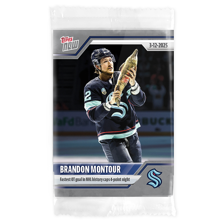 Brandon Montour - 2024-25 NHL Topps NOW - Sticker # 132 Pack - PR: 230