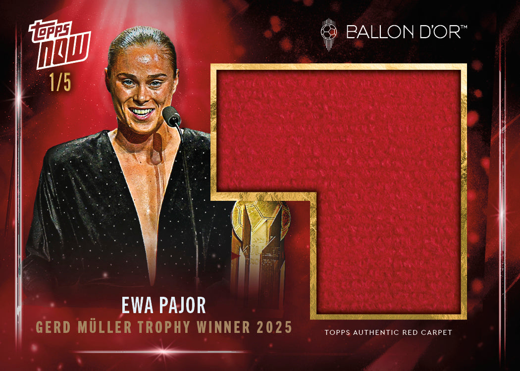 Ewa Pajor - 2025 Ballon d'Or Topps NOW - Card 4 - LOOK FOR AUTO & RELICS - PR: 538 - Image 4