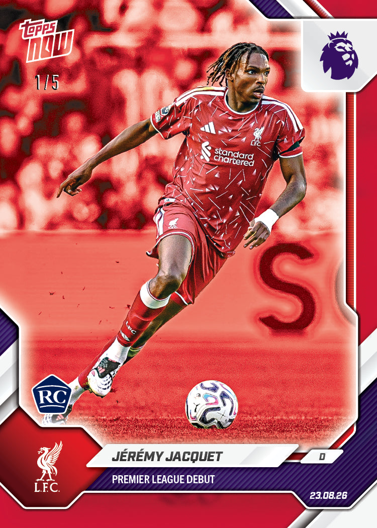 Jérémy Jacquet - 2026-27 Premier League Topps NOW - Card 8 - Image 3