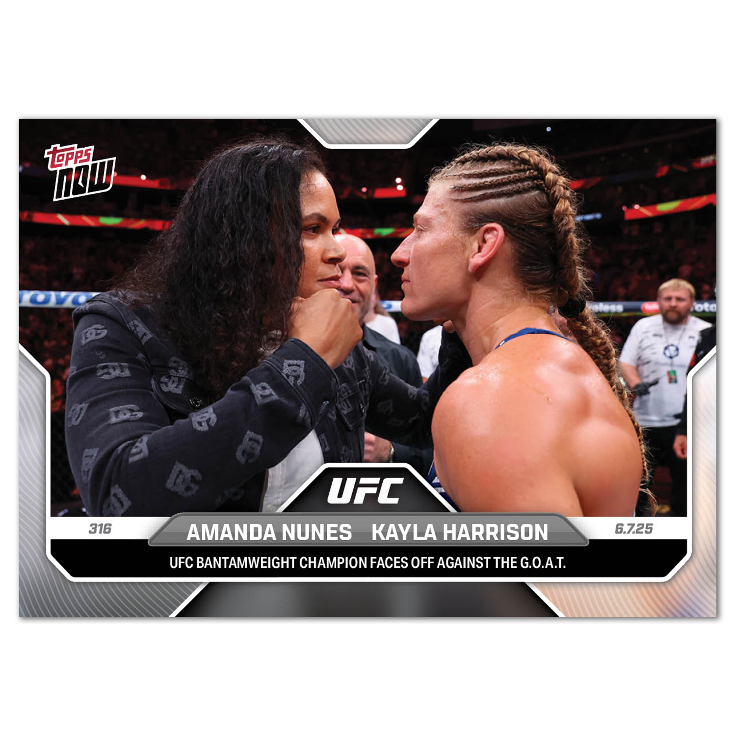 Kayla Harrison - 2025 UFC Topps NOW - Card 16 - LOOK FOR AUTOS - PR: 1904 - Image 4