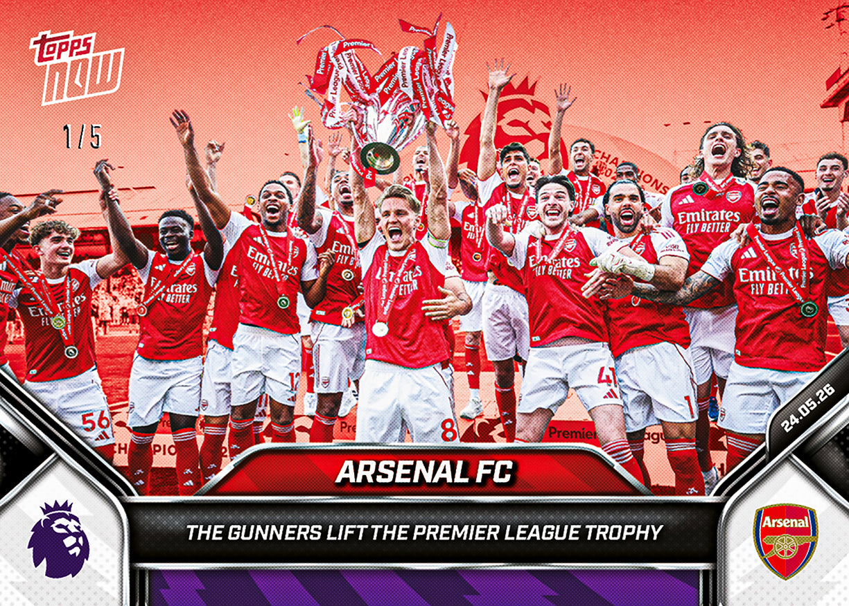 Arsenal FC - 2025-26 Premier League Topps NOW - Card 200 - PR: 9165 - Image 5
