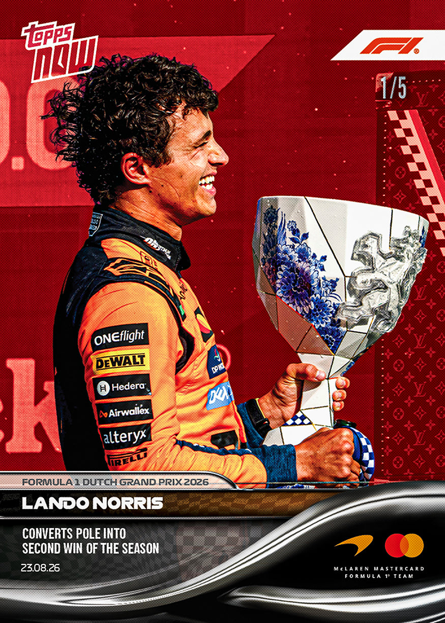 Lando Norris - 2026 Formula 1 Topps NOW - Card 53 - PR: 4956 - Image 3
