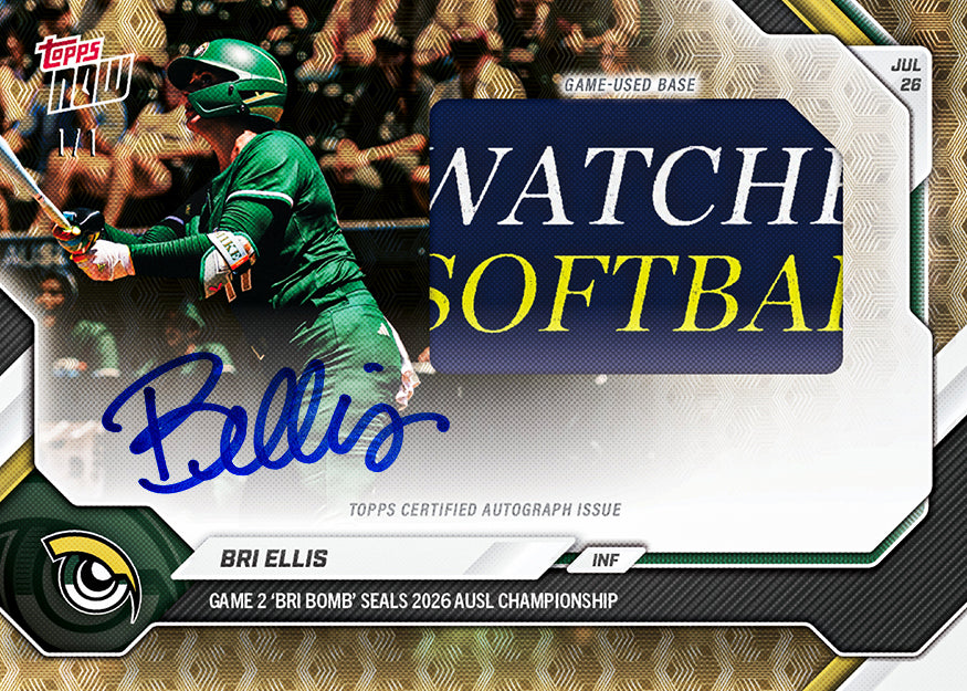 Bri Ellis - 2026 AUSL Topps NOW - Card 50 - PR: 1269 - Image 2