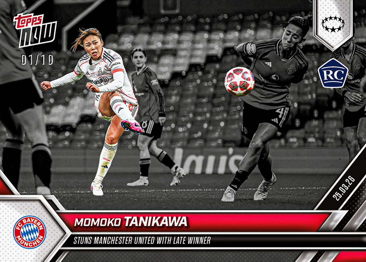 Momoko Tanikawa - 2025-26 UWCL Topps NOW - Card 25 - PR: 1027 - Image 4