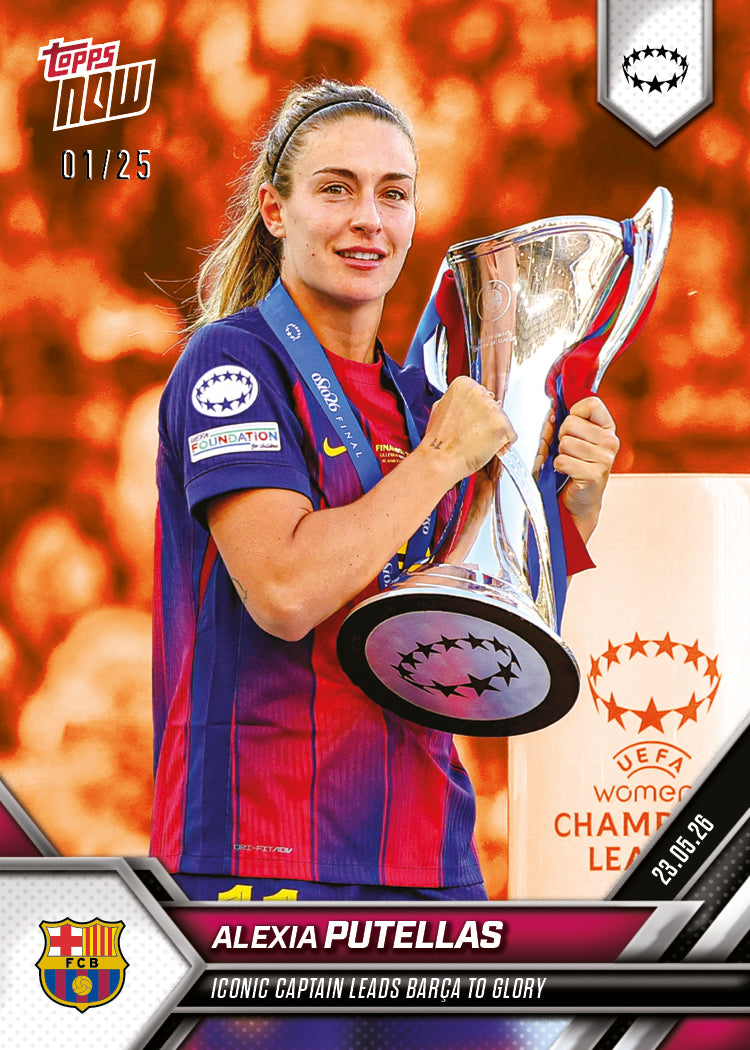 Alexia Putellas - 2025-26 UWCL Topps NOW - Card 31 - PR: 2694 - Image 7