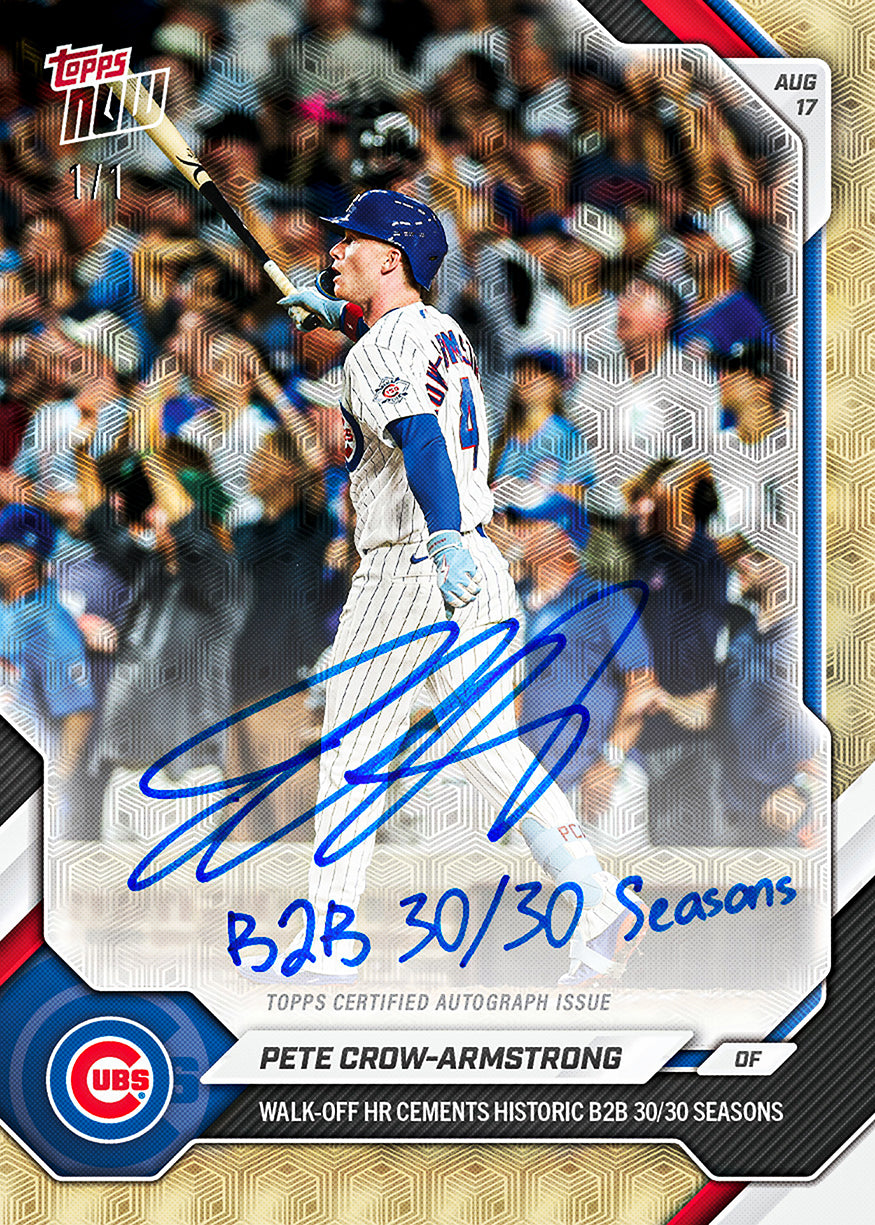 Pete Crow-Armstrong - 2026 MLB Topps NOW - Card 563 - PR: 30733 - Image 2