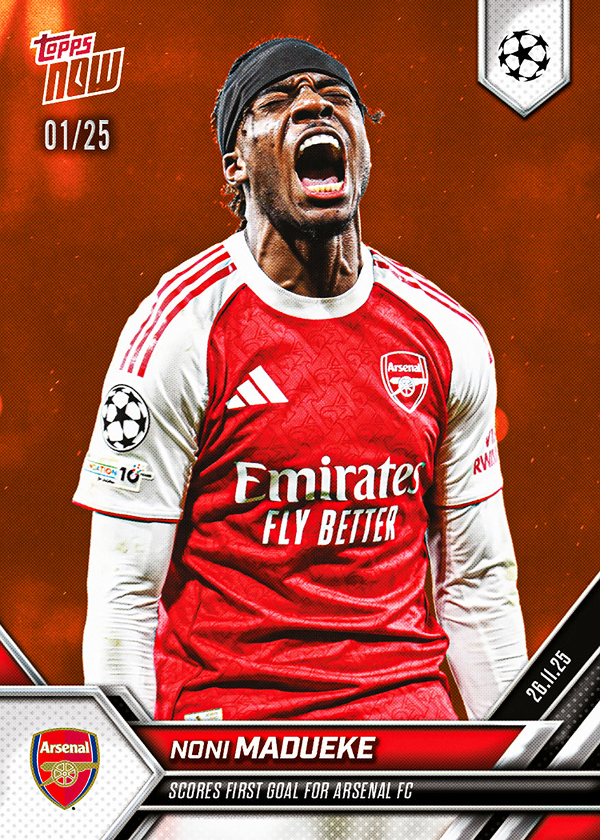 Noni Madueke - 2025-26 UCL Topps NOW - Card 60 - PR: 657 - Image 5