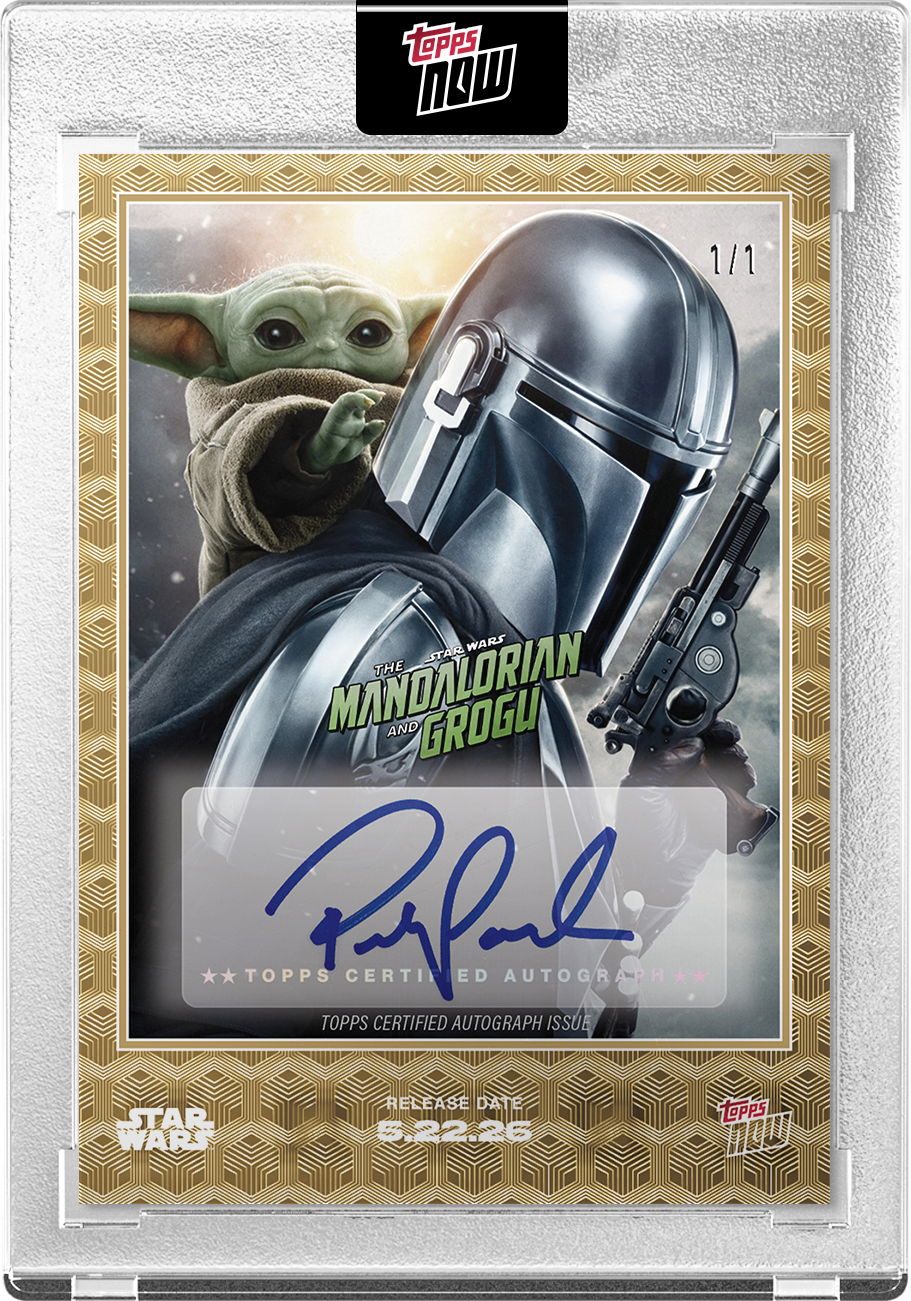 Alternative view of 2026 Star Wars Topps NOW – The Mandalorian and Grogu - PR: 28832