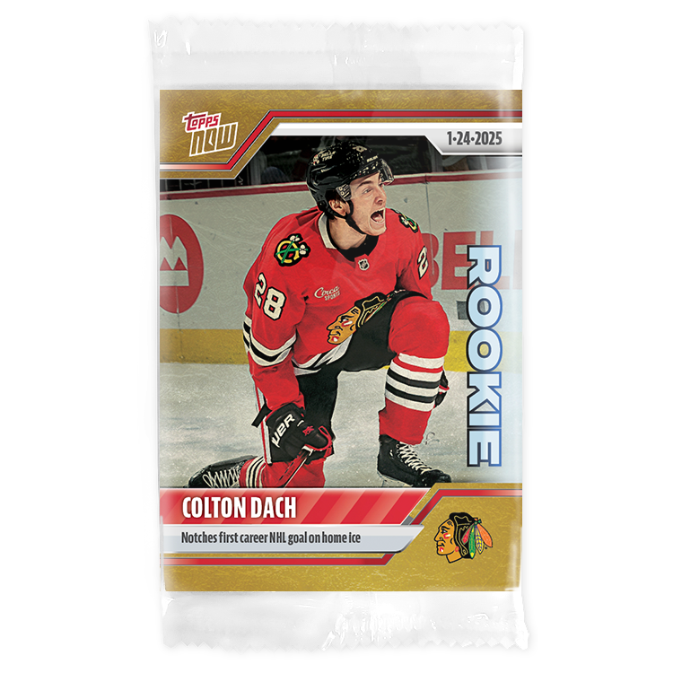 Colton Dach - 2024-25 NHL Topps NOW - Sticker # 97 Pack - PR: 400 - Image 2