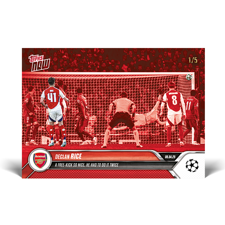 Declan Rice - 2024-25 UCL Topps NOW - Card 130 - PR: 1913 - Image 3