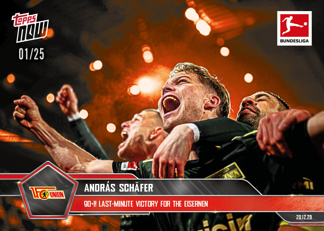 András Schäfer - 2025-26 Bundesliga Topps NOW - Card 85 - PR: 188 - Image 5