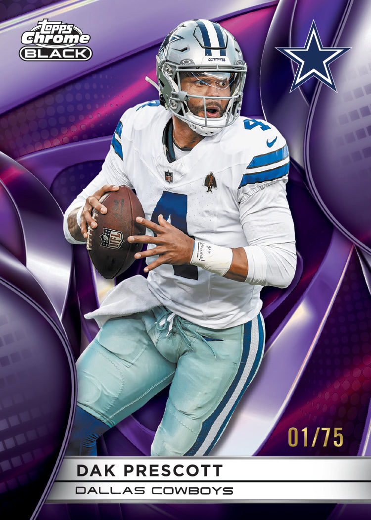 2025 Topps Chrome Black Football - Hobby Box - Image 3