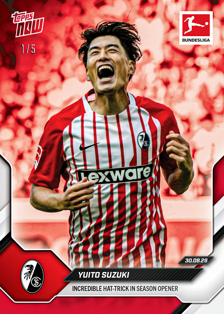 Yuito Suzuki - 2026-27 Bundesliga Topps NOW - Card 4 - Image 3