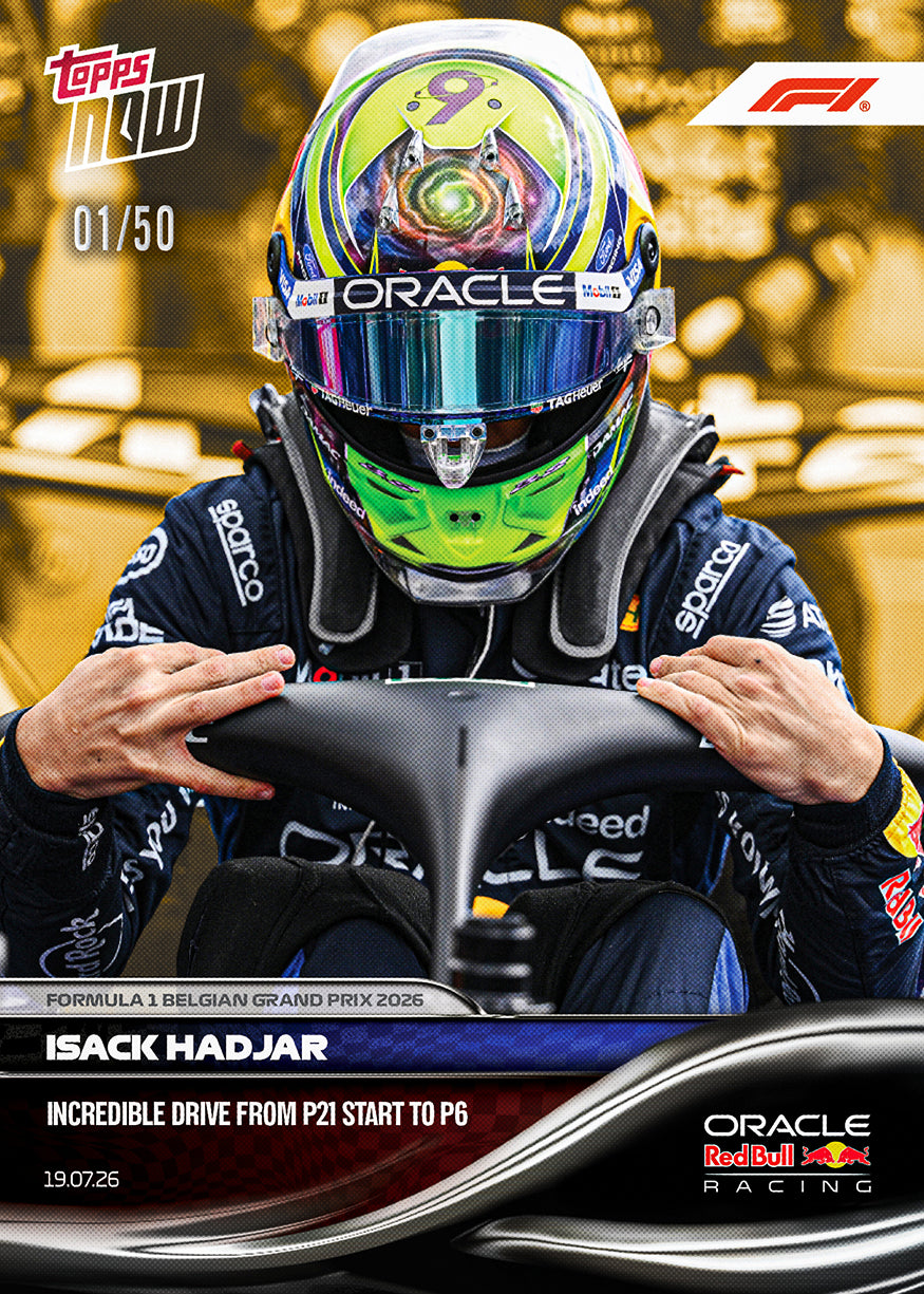 Isack Hadjar - 2026 Formula 1 Topps NOW - Card 50 - PR: 2221 - Image 6
