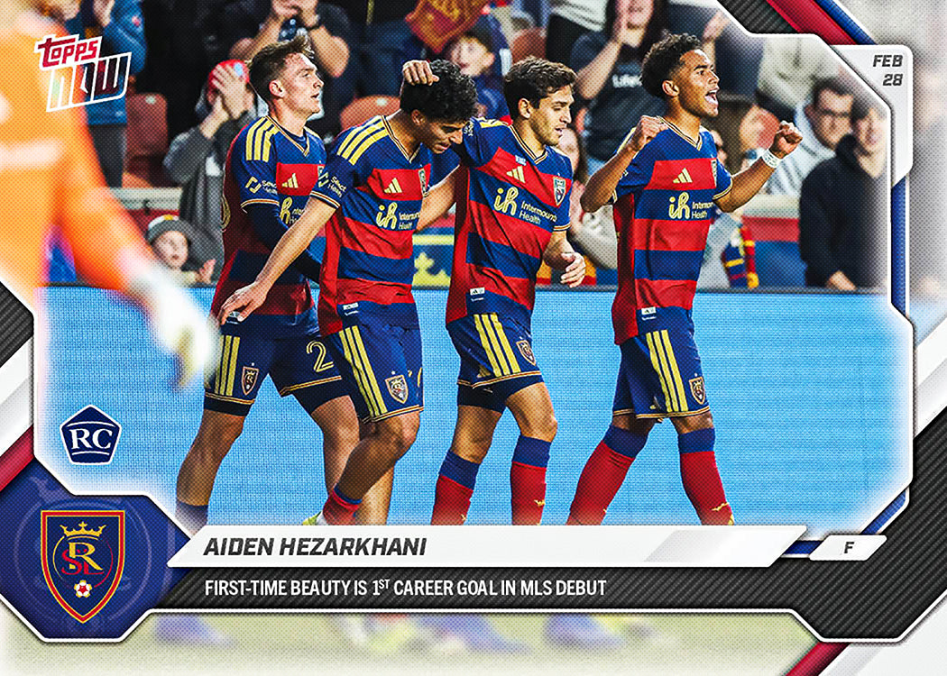 Aiden Hezarkhani - 2026 MLS Topps NOW - Card 5 - PR: 361