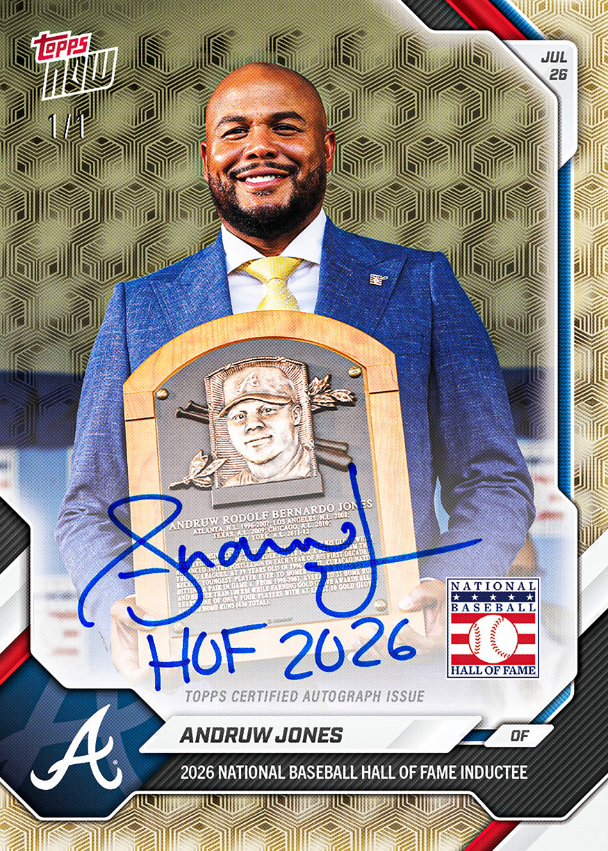 Alternative view of Andruw Jones - 2026 MLB Topps NOW - Card 488 - PR: 2315
