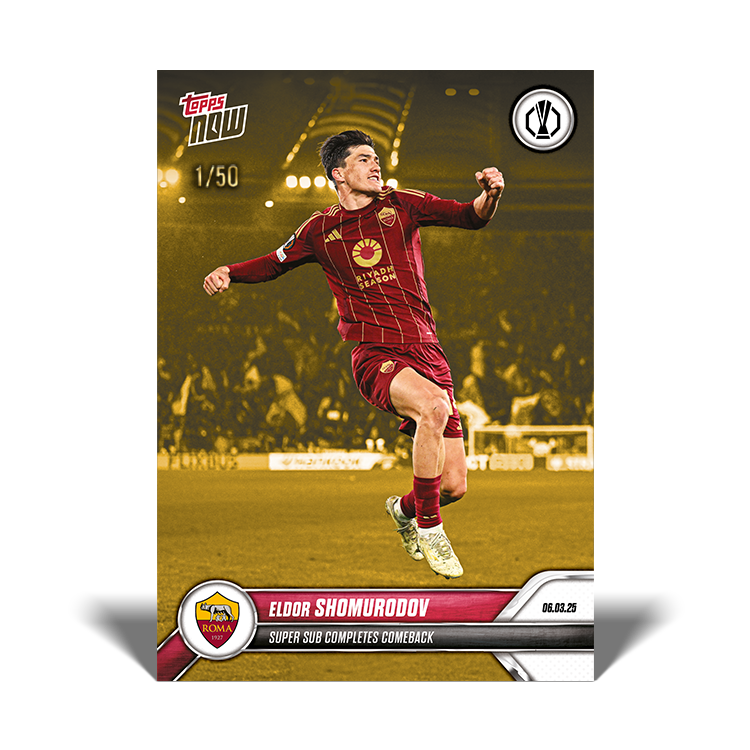 Eldor Shomurodov - 2024-25 UEL TOPPS NOW Card 21 - PR: 75 - Image 2