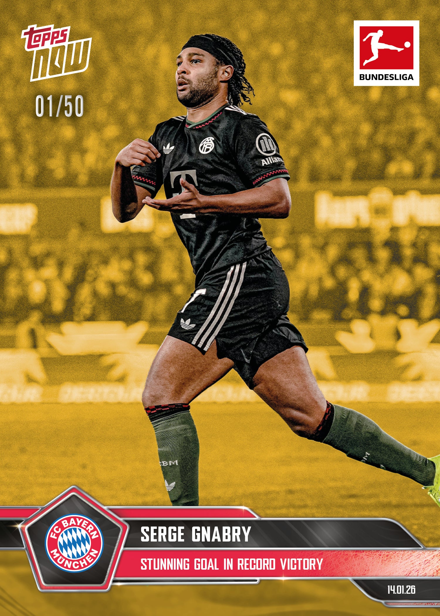 Serge Gnabry - 2025-26 Bundesliga Topps NOW - Card 98 - PR: 403 - Image 6