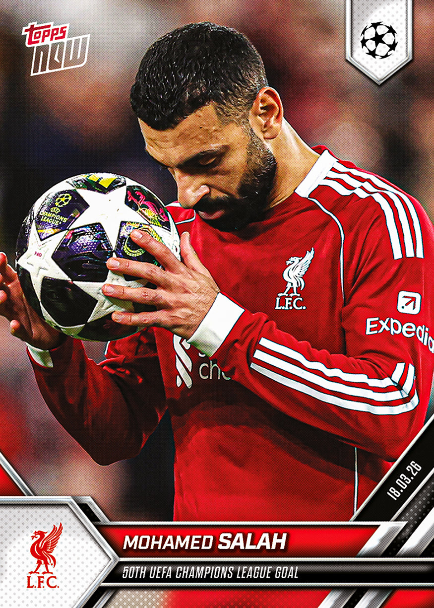 Mohamed Salah - 2025-26 UCL Topps NOW - Card 114 - PR: 2573 - Image 2