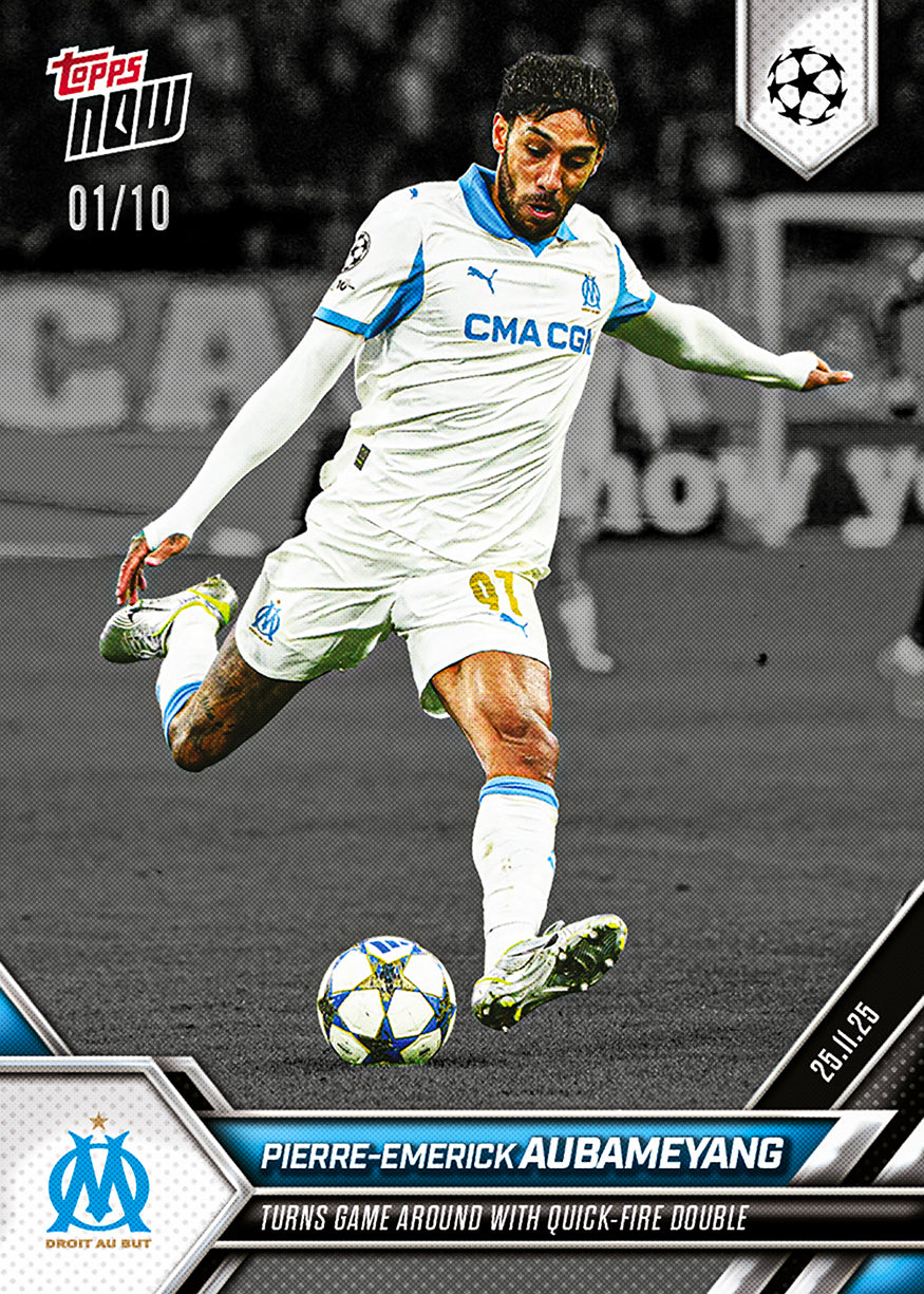 Pierre-Emerick Aubameyang - 2025-26 UCL Topps NOW - Card 53 - PR: 149 - Image 4