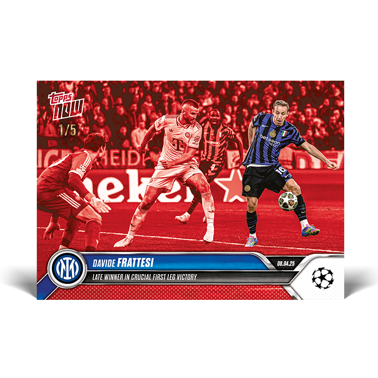 Davide Frattesi - 2024-25 UCL Topps NOW - Card 133 - PR: 115 - Image 3