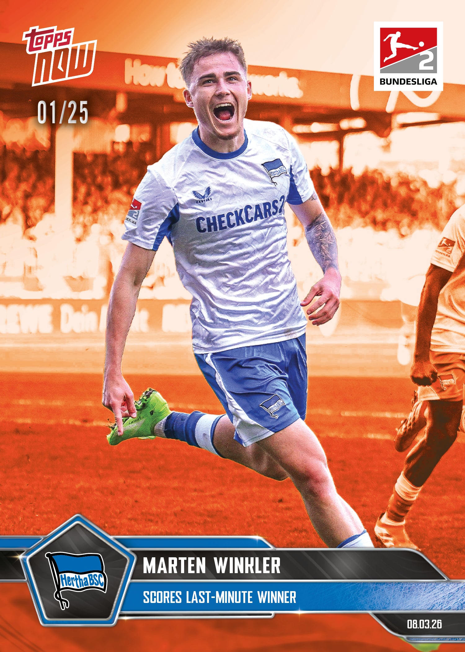 Marten Winkler - 2025-26 Bundesliga Topps NOW - Card 144 - PR:485 - Image 5