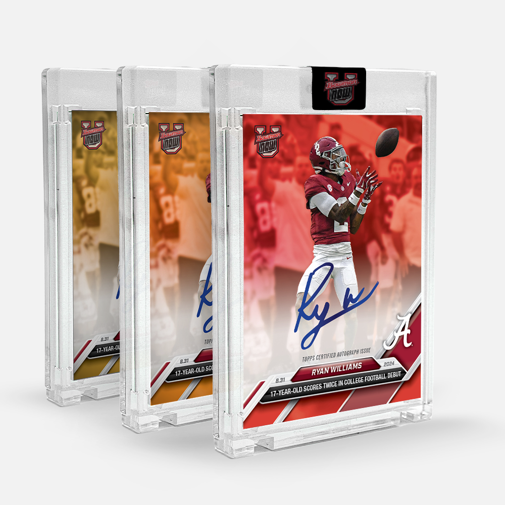Alternative view of On-Card Autograph # to 49 or Lower - Ryan Williams - 2024 Bowman U Now Card 2