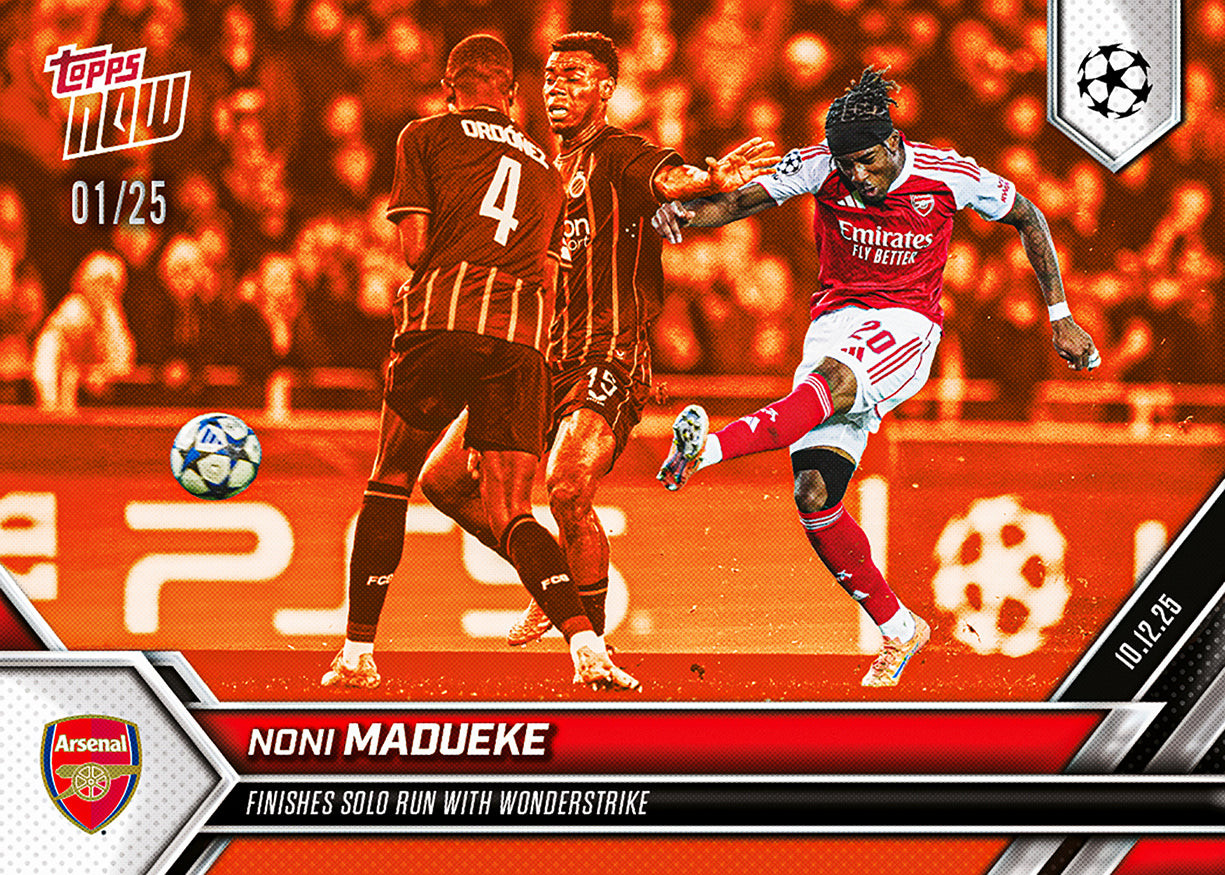 Noni Madueke - 2025-26 UCL Topps NOW - Card 69 - PR: 485 - Image 5