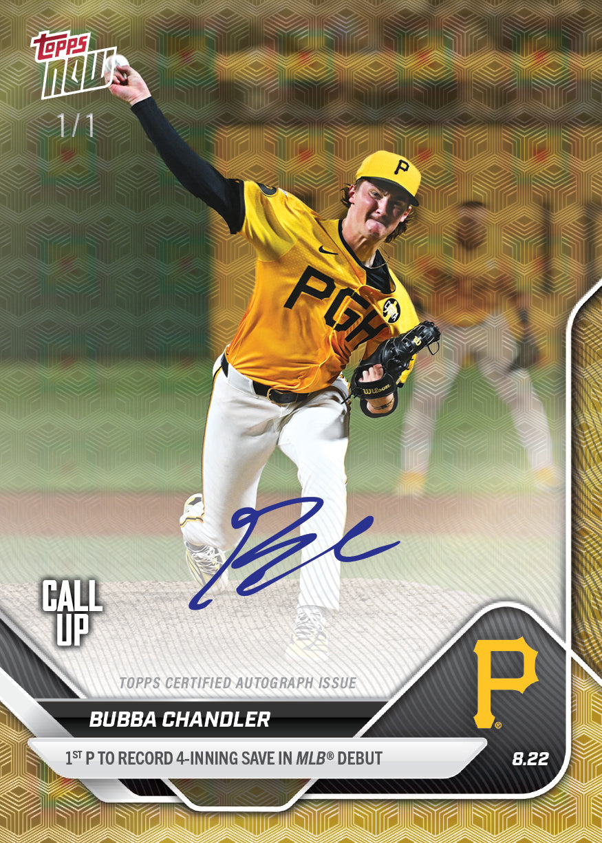 Bubba Chandler - 2025 MLB Topps NOW - Card 592 - LOOK FOR AUTOS - PR: 4618 - Image 2