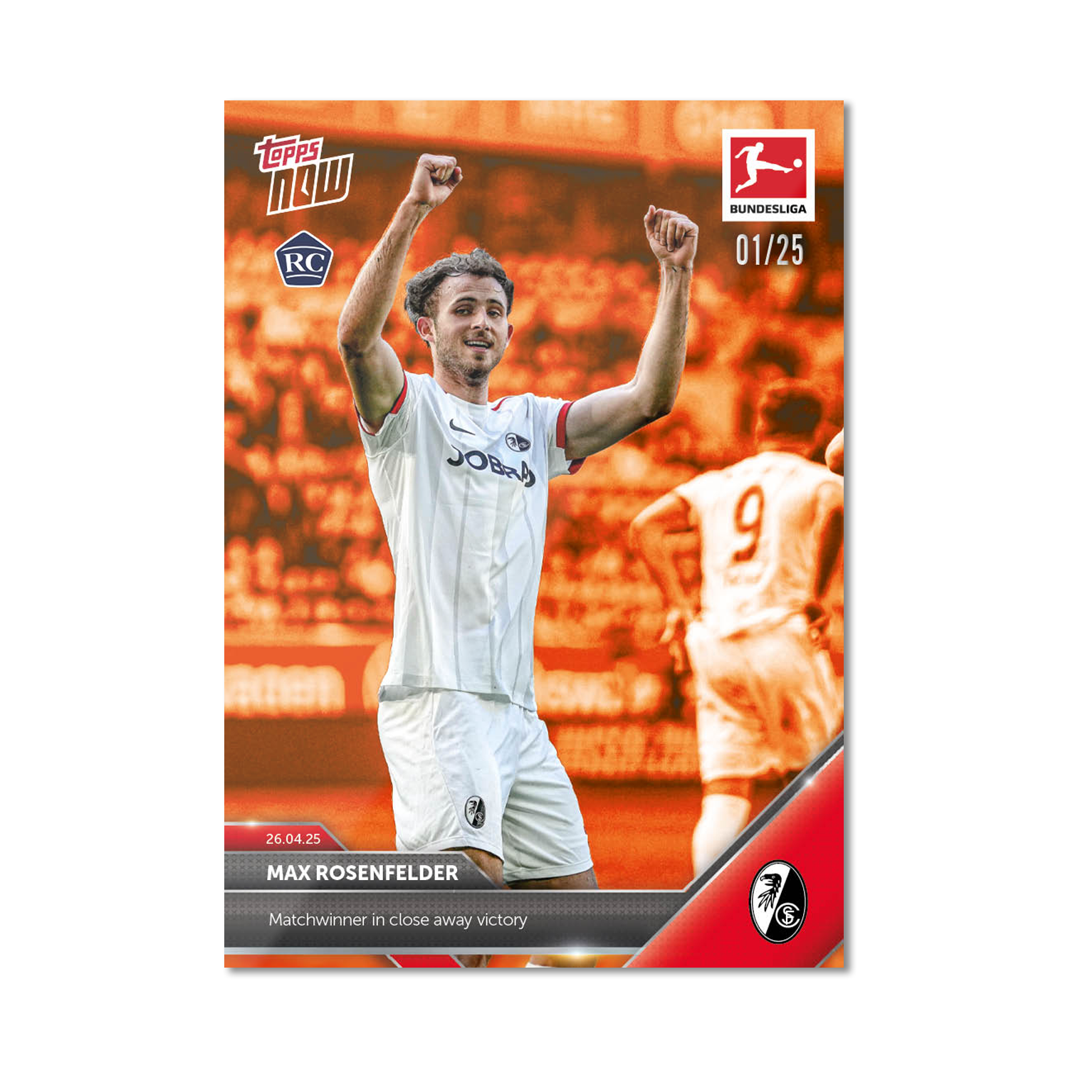 Max Rosenfelder - 2024-25 Bundesliga Topps NOW Card 172 - PR: 129 - Image 6