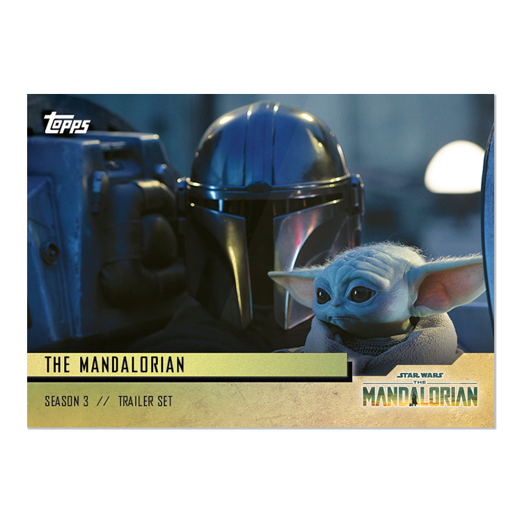 Alternative view of 2023 Topps Star Wars Mandalorian Season 3 Trailer Set - 5 card set - PR: 1044