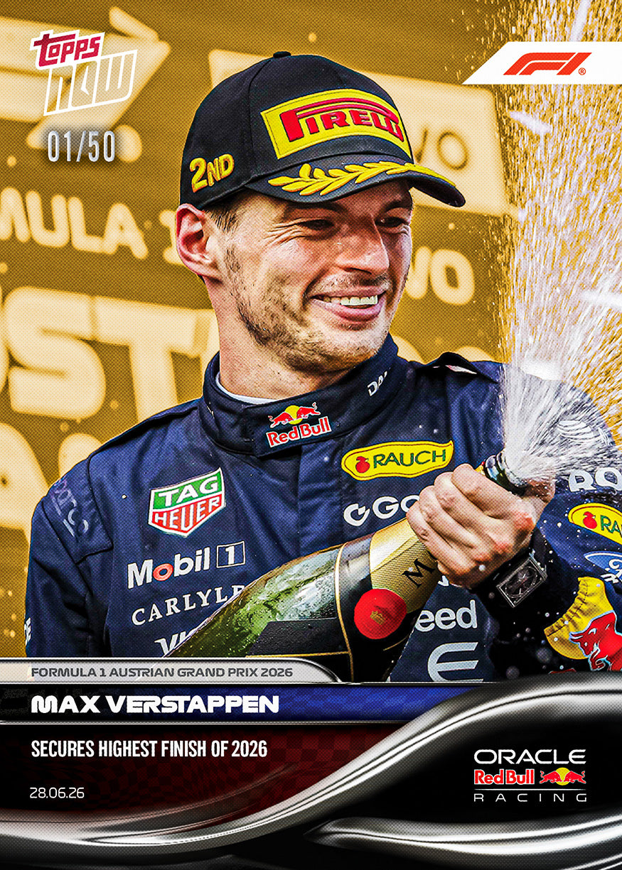Max Verstappen - 2026 Formula 1 Topps NOW - Card 43 - PR: 3779 - Image 6