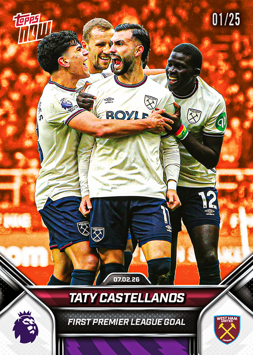 Taty Castellanos - 2025-26 Premier League Topps NOW - Card 130 - PR: 305 - Image 5