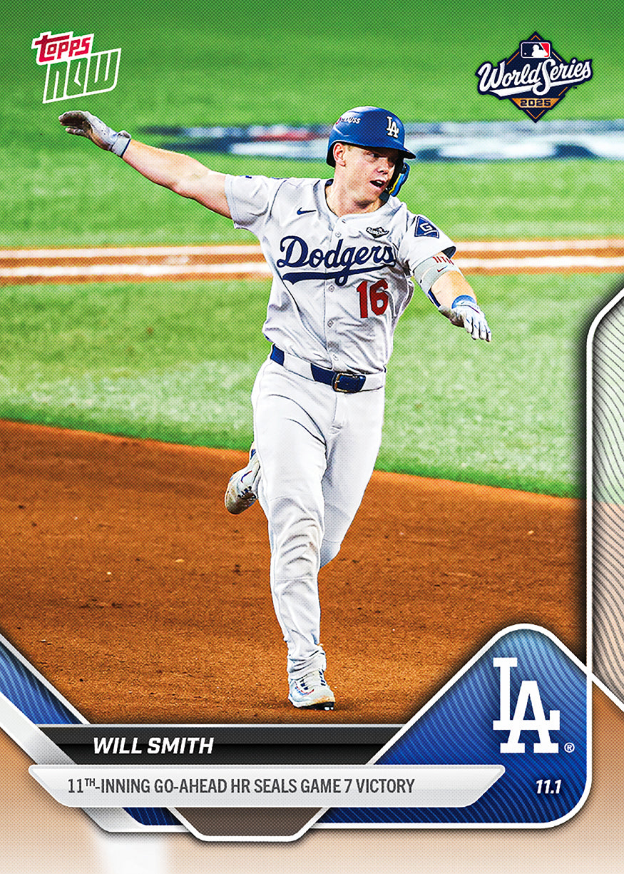 Will Smith - 2025 MLB Topps NOW - Card 924 - PR: 9898