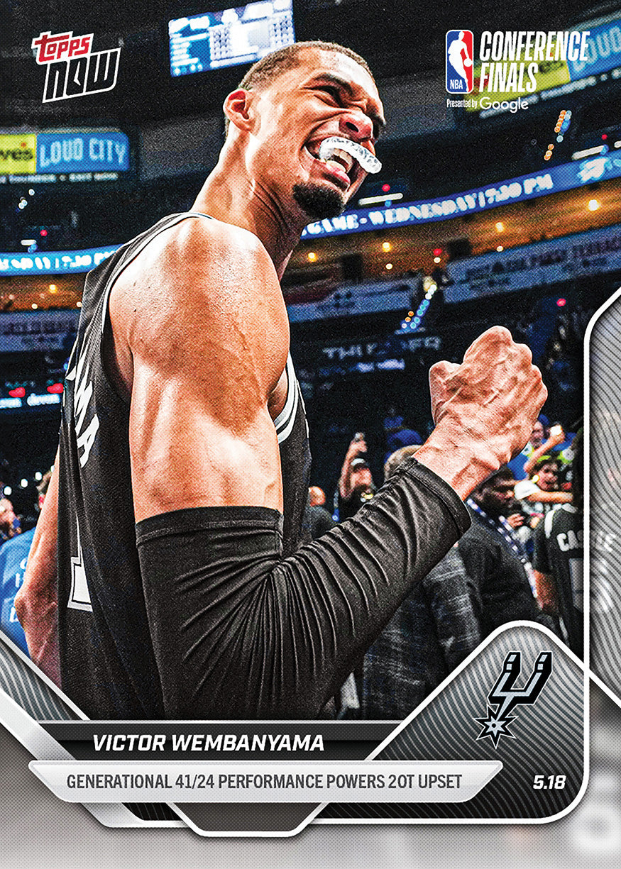 Victor Wembanyama - 2025-26 NBA Topps NOW - Card 315 - PR: 80578 - Image 4